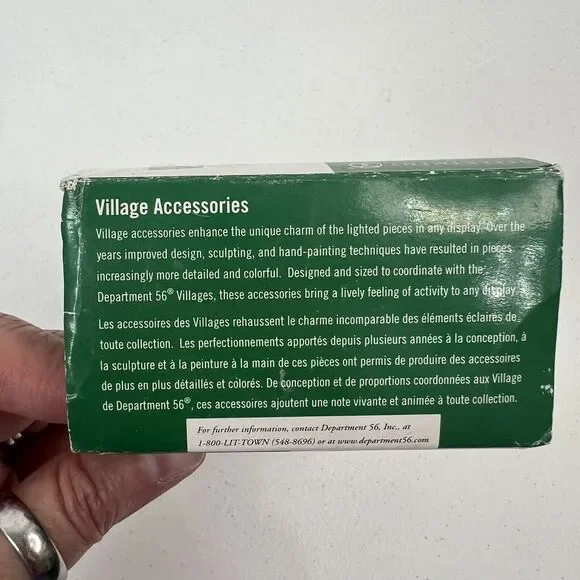 Department 56 Village Accessories Candy Cane Bench Christmas Village #56.52669 - Picture 7 of 7